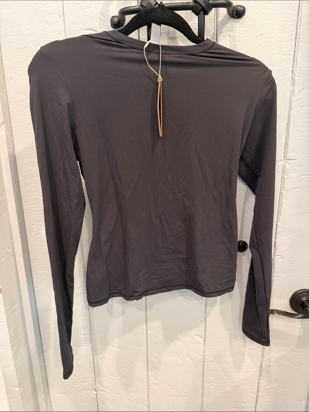 Skims Fits Everyone Long Sleeve Tshirt Onyx M NWT